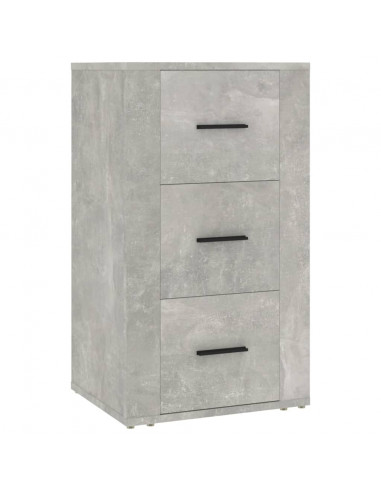 Credenza Grigio Cemento 40x33x70 cm in Legno Multistrato