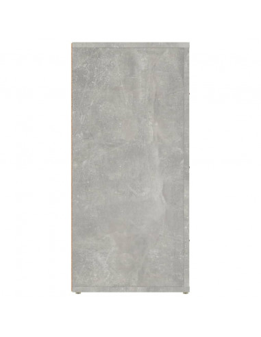Credenza Grigio Cemento 40x33x70 cm in Legno Multistrato