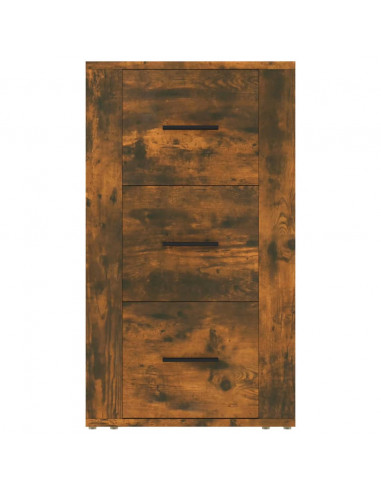 Credenza Rovere Fumo 40x33x70 cm in Legno Multistrato