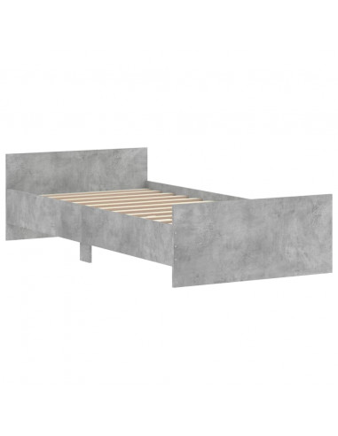 Giroletto Grigio Cemento 90x200 cm in Legno Multistrato