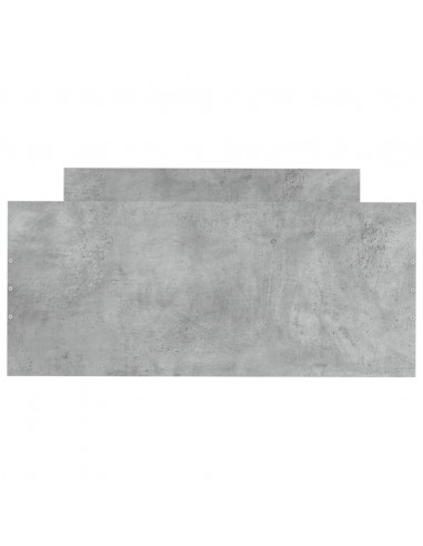 Giroletto Grigio Cemento 90x200 cm in Legno Multistrato