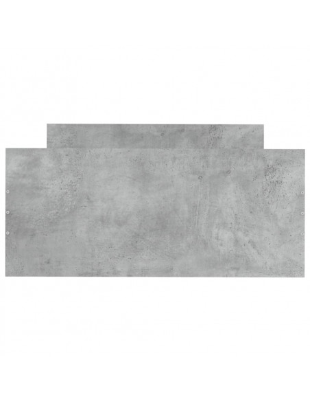 Giroletto Grigio Cemento 90x200 cm in Legno Multistrato