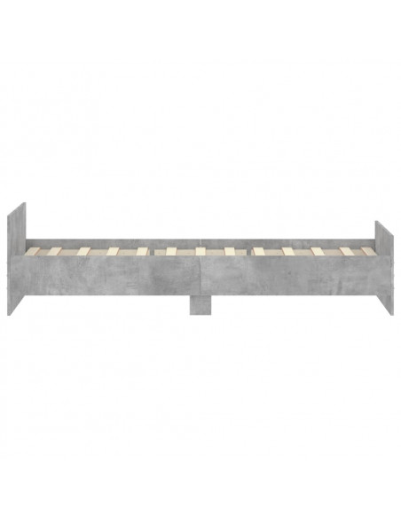 Giroletto Grigio Cemento 90x200 cm in Legno Multistrato