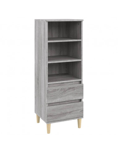 Credenza Grigio Sonoma 40x36x110 cm in Legno Multistrato