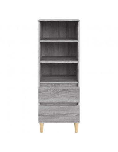 Credenza Grigio Sonoma 40x36x110 cm in Legno Multistrato