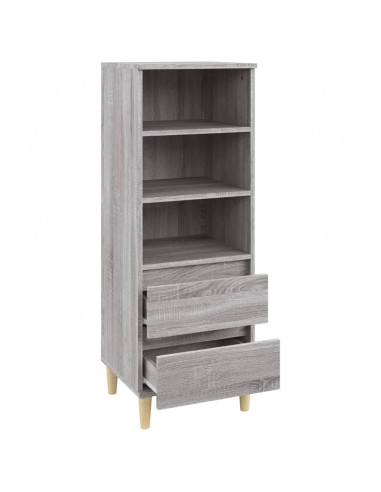 Credenza Grigio Sonoma 40x36x110 cm in Legno Multistrato