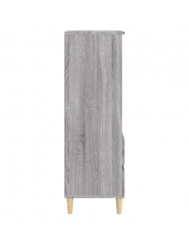 Credenza Grigio Sonoma 40x36x110 cm in Legno Multistrato