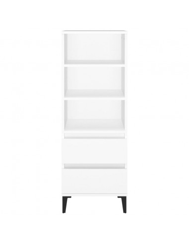 Credenza Bianco 40x36x110 cm in Legno Multistrato