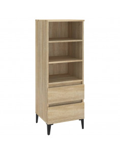 Credenza Rovere Sonoma 40x36x110 cm in Legno Multistrato 2