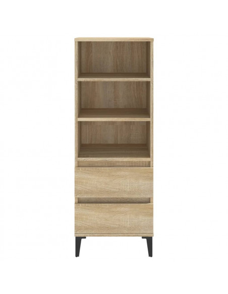Credenza Rovere Sonoma 40x36x110 cm in Legno Multistrato