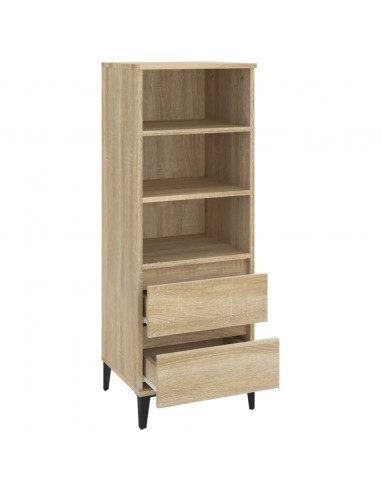 Credenza Rovere Sonoma 40x36x110 cm in Legno Multistrato