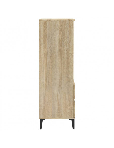 Credenza Rovere Sonoma 40x36x110 cm in Legno Multistrato