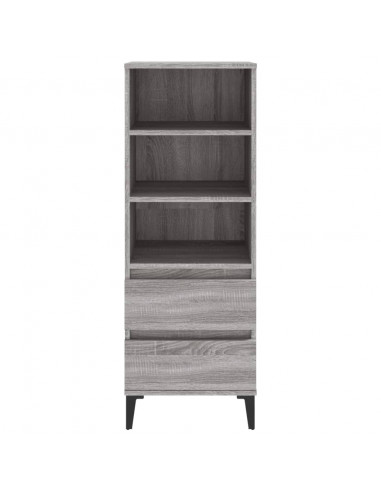 Credenza Grigio Sonoma 40x36x110 cm in Legno Multistrato