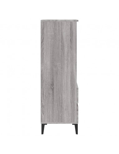 Credenza Grigio Sonoma 40x36x110 cm in Legno Multistrato