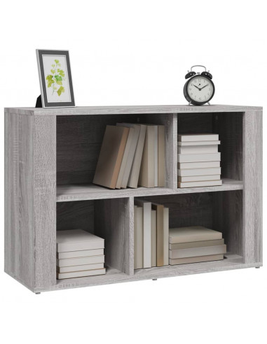 Credenza Grigio Sonoma 80x30x54 cm in Legno Multistrato