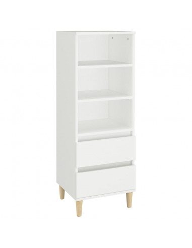 Credenza Bianco 40x36x110 cm in Legno Multistrato