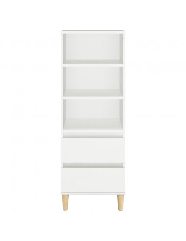 Credenza Bianco 40x36x110 cm in Legno Multistrato