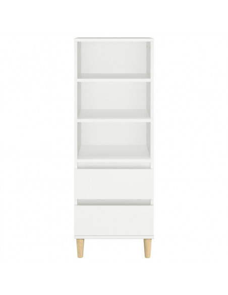 Credenza Bianco 40x36x110 cm in Legno Multistrato