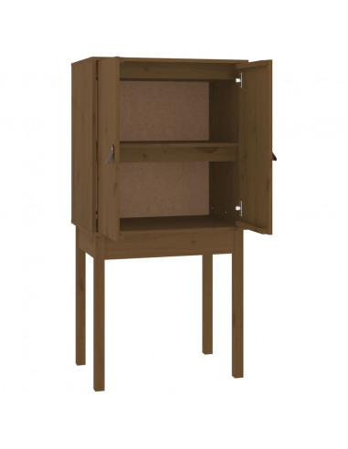 Credenza Miele 60x40x120 cm in Legno Massello di Pino