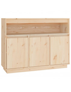 Credenza 104,5x34x80 cm in Legno Massello di Pino 2