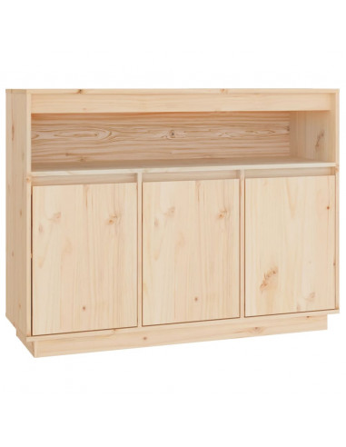 Credenza 104,5x34x80 cm in Legno Massello di Pino