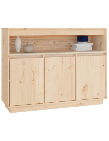 Credenza 104,5x34x80 cm in Legno Massello di Pino