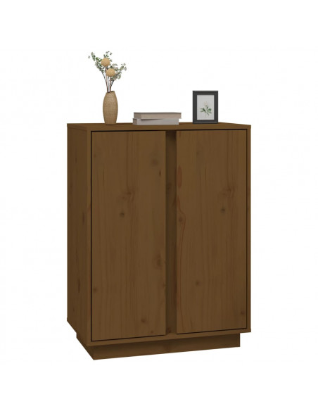 Credenza Miele 60x35x80 cm in Legno Massello di Pino