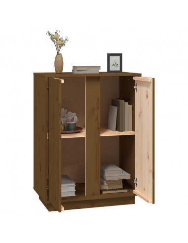 Credenza Miele 60x35x80 cm in Legno Massello di Pino