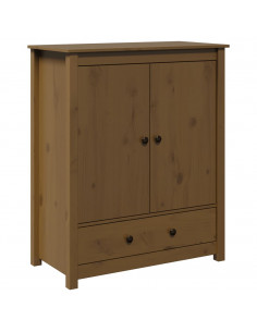 Credenza Miele 83x41,5x100 cm in Legno Massello di Pino 2