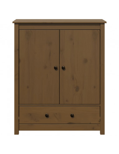 Credenza Miele 83x41,5x100 cm in Legno Massello di Pino