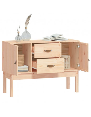 Credenza 110x40x78 cm in Legno Massello di Pino