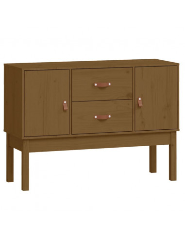 Credenza Miele 110x40x78 cm in Legno Massello di Pino