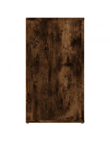 Credenza Rovere Fumo 100x33x59,5 cm in Legno Multistrato