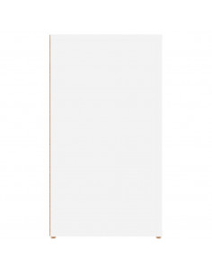 Credenza Bianca 100x33x59,5 cm in Legno Multistrato 2