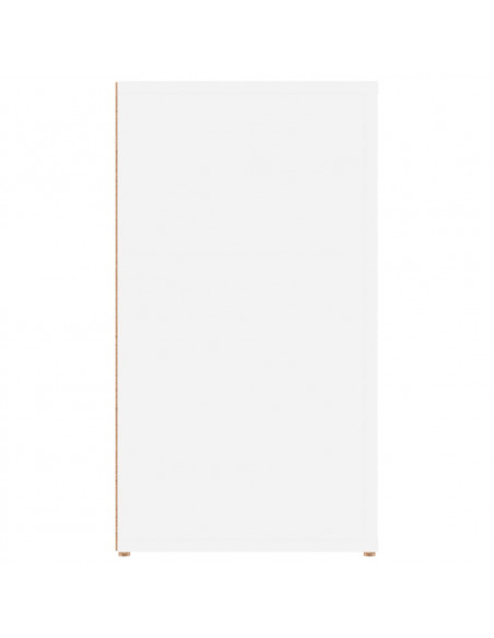 Credenza Bianca 100x33x59,5 cm in Legno Multistrato