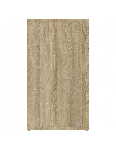 Credenza Rovere Sonoma 100x33x59,5 cm in Legno Multistrato