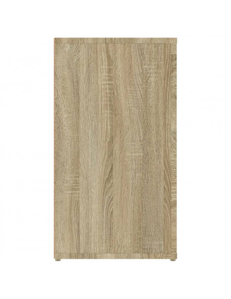 Credenza Rovere Sonoma 100x33x59,5 cm in Legno Multistrato