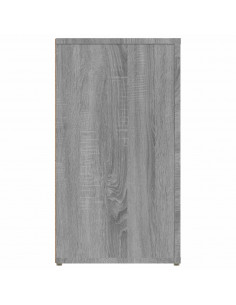 Credenza Grigio Sonoma 100x33x59,5 cm in Legno Multistrato 2