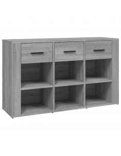 Credenza Grigio Sonoma 100x30x59,5 cm in Legno Multistrato 2
