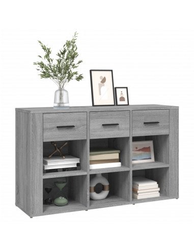Credenza Grigio Sonoma 100x30x59,5 cm in Legno Multistrato