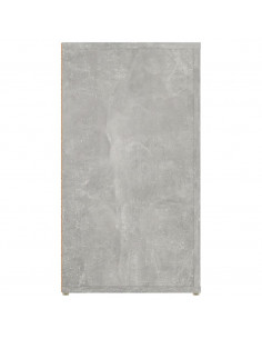 Credenza Grigio Cemento 100x33x59,5 cm in Legno Multistrato 2
