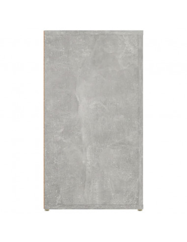 Credenza Grigio Cemento 100x33x59,5 cm in Legno Multistrato