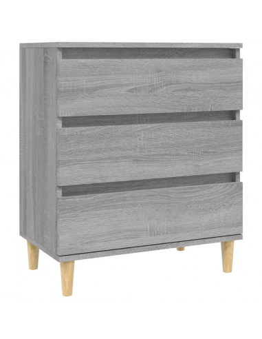 Credenza Grigio Sonoma 60x35x70 cm in Legno Multistrato