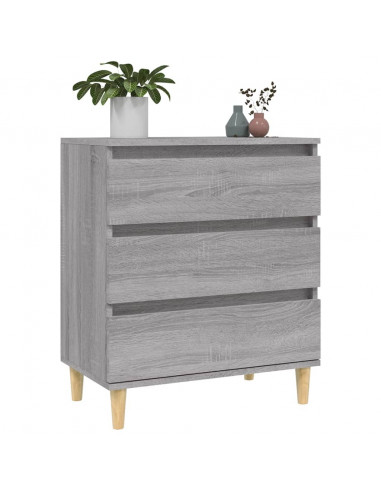 Credenza Grigio Sonoma 60x35x70 cm in Legno Multistrato