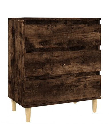 Credenza Rovere Fumo 60x35x70 cm in Legno Multistrato