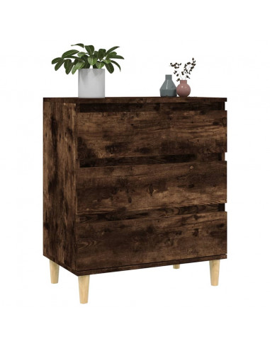 Credenza Rovere Fumo 60x35x70 cm in Legno Multistrato