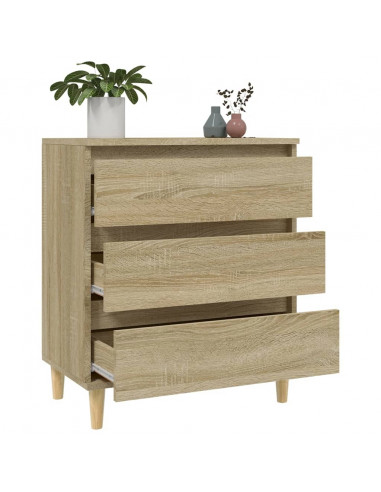 Credenza Rovere Sonoma 60x35x70 cm in Legno Multistrato