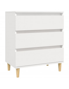 Credenza Bianca 60x35x70 cm in Legno Multistrato 2