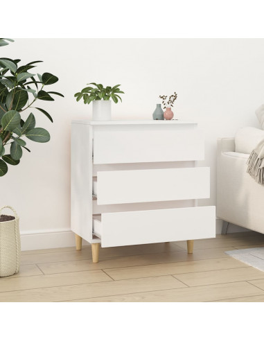 Credenza Bianca 60x35x70 cm in Legno Multistrato