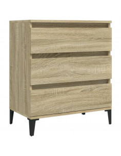 Credenza Rovere Sonoma 60x35x70 cm in Legno Multistrato 2